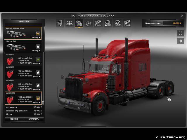 Упаковка улучшений Peterbilt 389 для Euro Truck Simulator 2