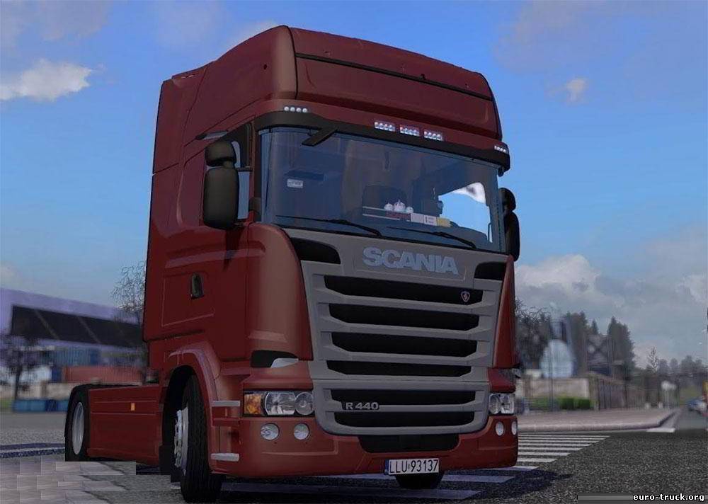 Мод Scania Steamline R440 для Euro Truck Simulator 2
