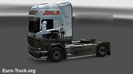 Скин "Fast & Furious 6" для Scania