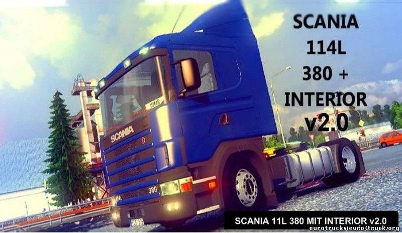 Новый мод Scania 114L 380 для Euro Truck Simulator 2