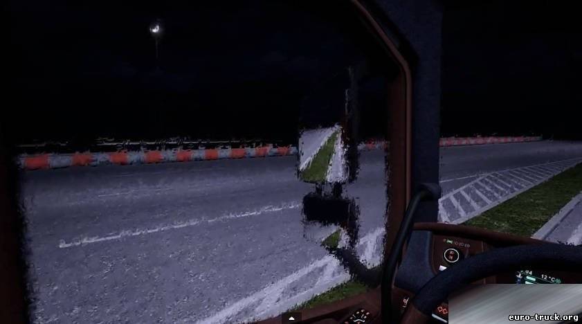 Мод Realistic Rain для Euro Truck Simulator 2