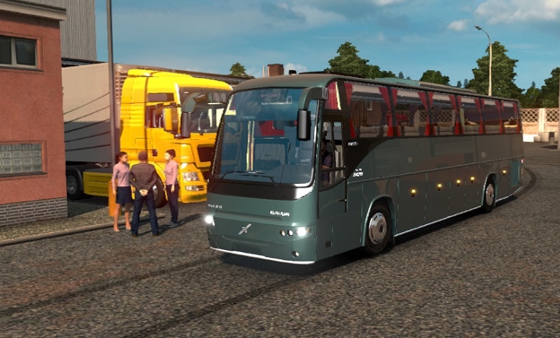 Автобус Volvo B12B для Euro Truck Simulator 2