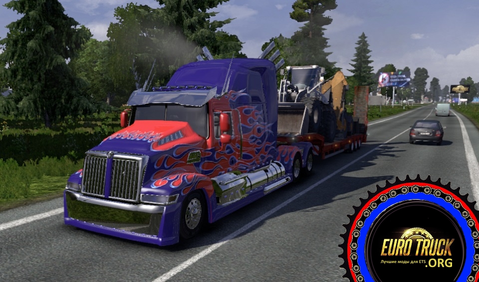 Мод "Optimus Prime" для Euro Truck Simulator 2