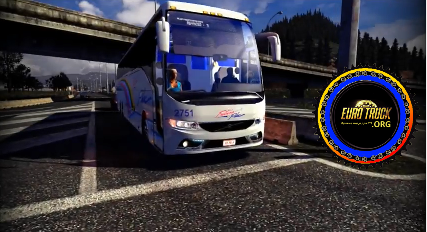 Автобус Volvo 9700 для Euro Truck Simulator 2
